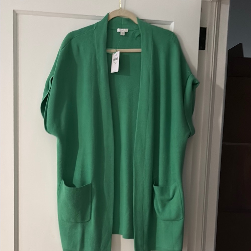 J. Jill Vibrant Green Women's Cardigan